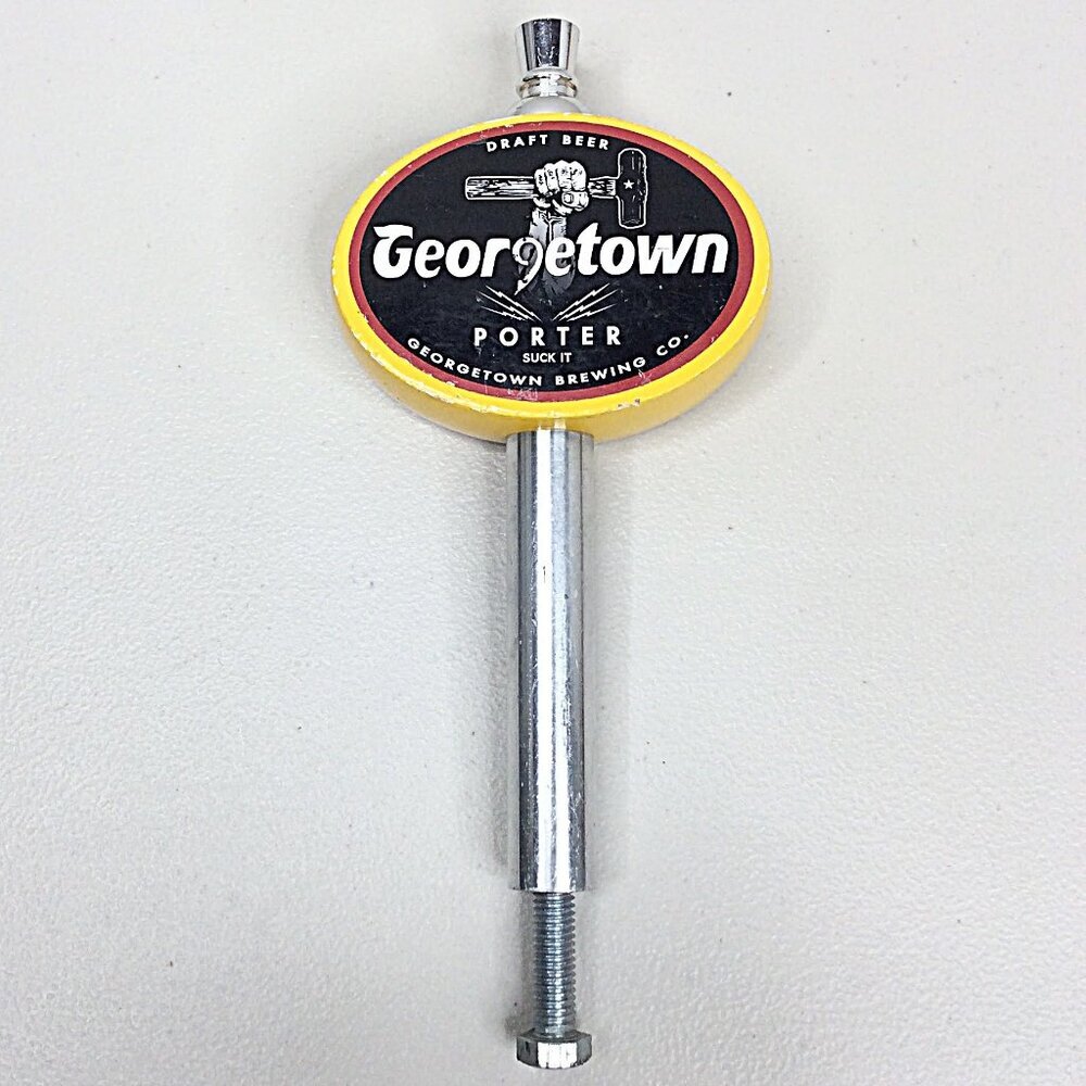 Georgetown Brewing Tap‎ Handle Draft Pull Craft Beer Porter Suck It Seattle WA